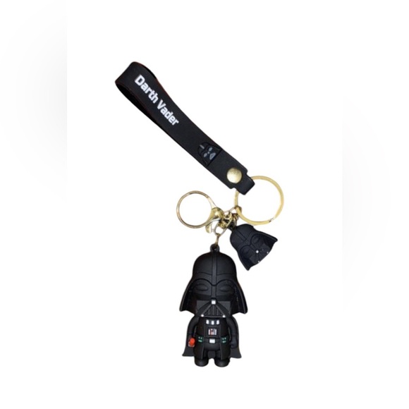 Darth Vader Star Wars 3D Keychain Wristlet Bag Charm - Picture 1 of 1